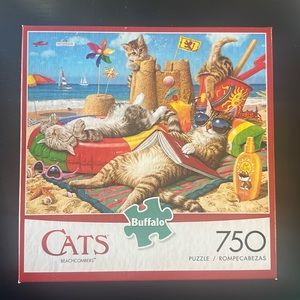 750-Piece Cats Beach Puzzle